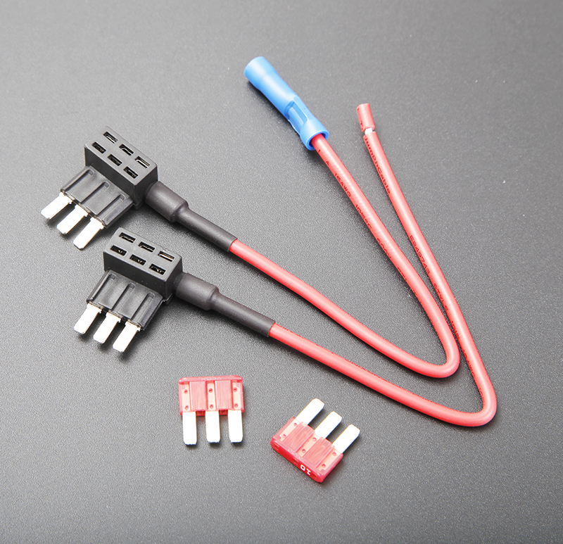 三腳插片保險絲取電器，MICRO3取電器 FKY-05